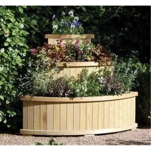 Deluxe  Cascade Garden Planter (2.8ft x 2.8ft)