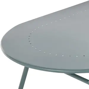 Garden Table Steel Light Blue CALVI