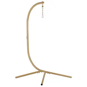 Hanging Chair with Stand ADRIA Fabric Beige