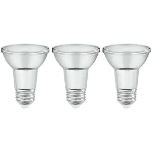 Ledvance LED PAR20 Reflector 6.4W E27 Dimmable Warm White Diffused (3 Pack)