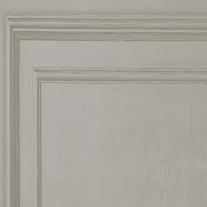 Fresco Wood panelling Neutral Smooth Wallpaper Sample