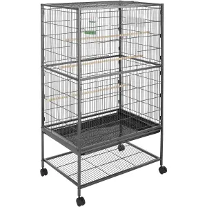 Bird cage 131cm high - anthracite