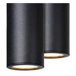 Lucide Lorenz Modern Bar Pendant Light - LED Dim. - 4x4W 3000K - Black