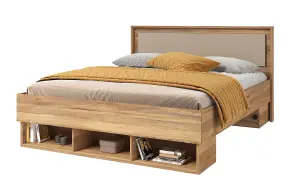 Luxurious Impressio 31 Divan Bed EU King 1700mm x 1010mm x 2040mm in Oak Mauvella & Congo - Elegant Bedroom Centrepiece