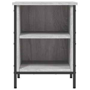 Berkfield Shoe Cabinet Grey Sonoma 38x35x50 cm Engineered Wood