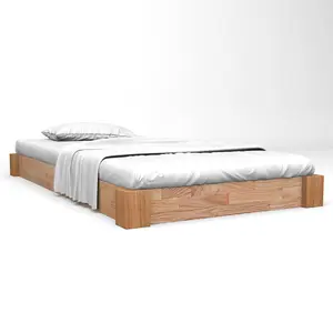 Berkfield Bed Frame Solid Oak Wood 160x200 cm