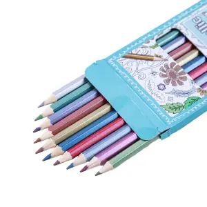 Anker Metallic Coloured Pencil (Pack of 10) Multicoloured (One Size)