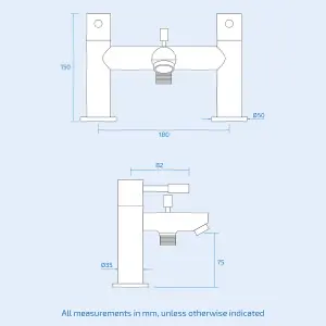 Nes Home Modern Bath Filler Shower Mixer Tap Bathroom Taps with Hand Held