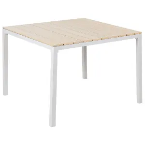 Garden Table Synthetic Material Beige PRATO