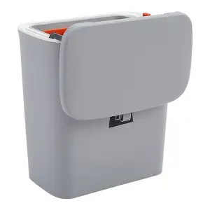 Grey Hanging Home Kitchen Rubbish Dustbin Recycling Bin Rubbish Trash Office Waste Recycle 9 L