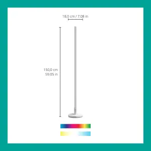 WiZ Smart LED Pole Floor Lamp Colour