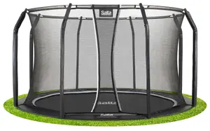 13ft Salta Royal Baseground Round Trampoline with Enclosure