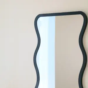 Amsterdam Mirror in Black Weather Resistant