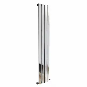 Right Radiators 1800x272 mm Vertical Single Flat Panel Designer Radiator Chrome