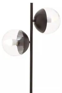 Interiors By Premier Handcrafted Black Finish Metal Table Lamp, Minimalist Design Bedside Lamp, Versatile Lamp On A Table