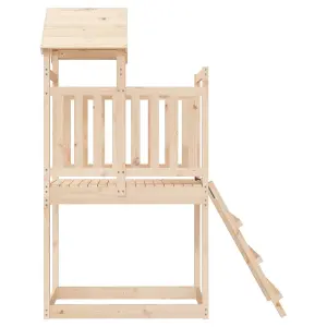 Berkfield Outdoor Playset 53x110x214 cm Solid Wood Pine