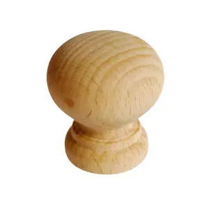 Beech Round Internal Door knob (Dia)31mm