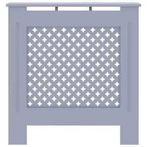 Berkfield MDF Radiator Cover Grey 78 cm