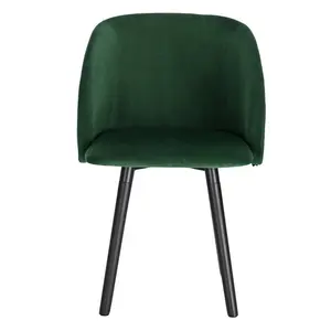 Jacalyn upholstered chair set (Set of 2) Green / Black