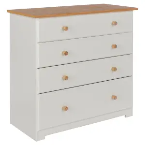 Soft white 4 drawer chest, Colorado Range