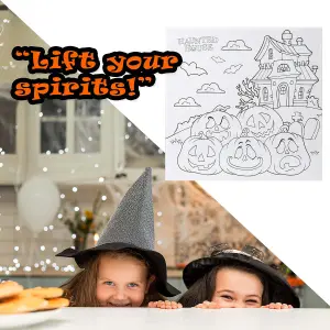 Halloween Canvas Craft Accessory Halloween Party, Trick or Treat 25cm House