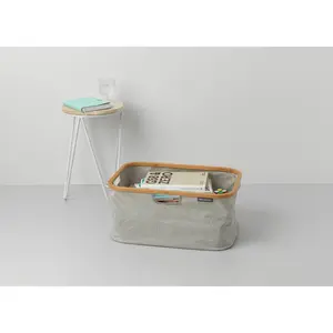 Brabantia 40 Litre Foldable Laundry Basket Grey