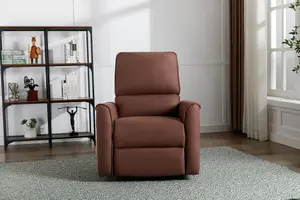 Clifton Electric Fabric Single Motor Rise Recliner Lift Mobility Tilt Chair (Brown)