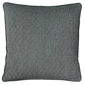 Paoletti Blenheim Geometric Piped Feather Filled Cushion