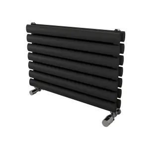 Ximax Champion Duplex FORDH410600A Anthracite Gas Horizontal Designer Radiator, (W)600mm x (H)410mm