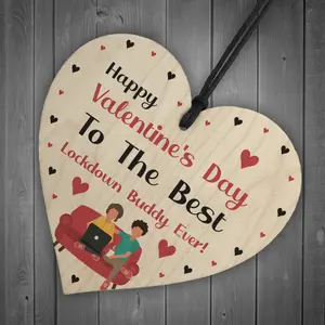 Valentines Day Gift Card For Boyfriend Girlfriend Funny Lockdown Gift For Couple Keepsake