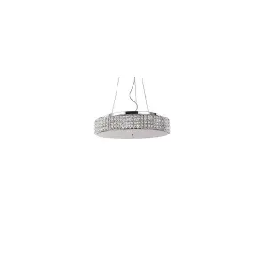 Luminosa Roma  9 Light  Small Ceiling Pendant Chrome, G9