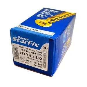 Rapierstar StarFix FFT Masonry Screw (100 Pack) - 102mm