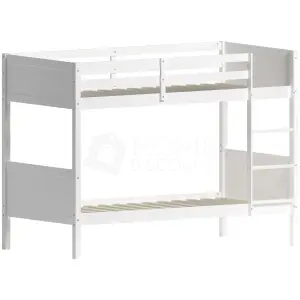 Junior Vida Gemini White Detachable Bunk Bed