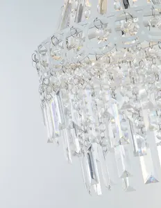 CLEAR EASY FIT NON-ELEC CHANDELIER