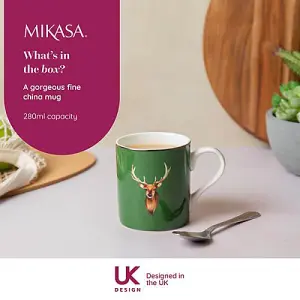 Mikasa Stag 280ml Straight-Sided Mug