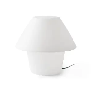 Luminosa Versus 1 Light Outdoor Floor Lamp White IP44, E27