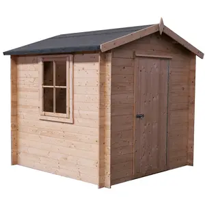 Shire Danbury 7x7 Log Cabin 19mm Logs