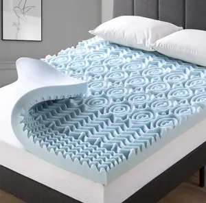 Cooling Air Flow Memory Foam Mattress Topper - Single 2 Inch