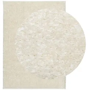 Rug ISTAN High Pile Shiny Look Cream 200x280 cm