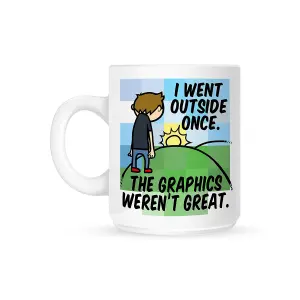 Grindstore I Went Outside Once Mug White (One Size)