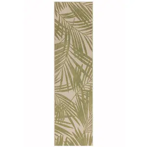 Asiatic Patio PAT15 Green Palm Outdoor Rug-80cm X 150cm