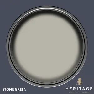 Dulux Trade Heritage Stone Green Velvet matt Wall paint, 2.5L