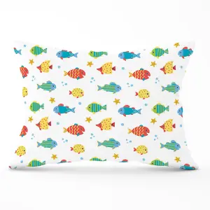 Swimming Fish Cushions 33cm x 48cm