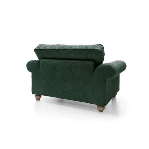 Ingrid Collection Cuddle Chair in Jungle Green