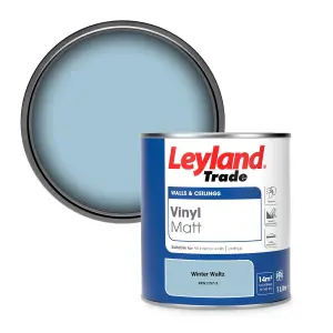 Leyland Trade Vinyl Matt Walls & Ceilings Emulsion Paint Winter Waltz (PPG1157-3) 1L