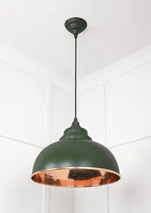 Hammered Copper Harborne Pendant in Heath