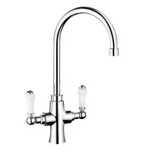 Aquarius TrueCook Series 2 Chrome Two Handle Kitchen Mixer Tap AQTK002