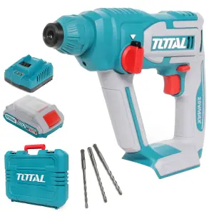 Total Li-Ion 20V Rotary Hammer (with Battery & Charger) - TRHLI201681E