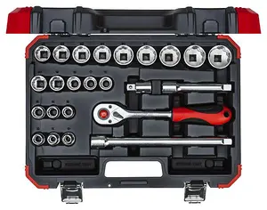 Socket Set 1/2" Drive sizes 10-32mm 24pcs