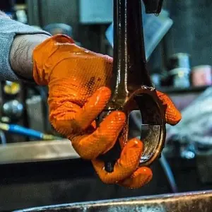 Mercator Ideal Grip Large Orange Gloves